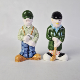 Peper en zoutvat in de vorm van 2 mannetjes