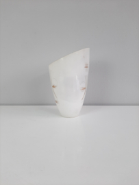 Jaren 60/70 lampenkap beige met goud
