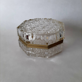Kristallen sieradendoos | Juwelendoos Baccarat stijl | Franse loodkristallen doos