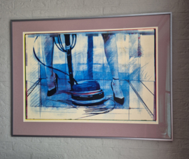 Zeefdruk Steven Scheffer | Proefdruk 1/1 | Doe de boen | Origineel kunstwerk Steven Scheffer 1981