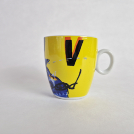 Herman Brood espresso kopje | Porseleinen kopje | 'Elvis' kopje