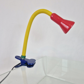 Memphis stijl knijplamp | Retro leeslamp