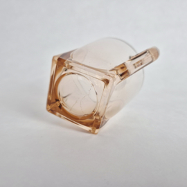 Set van 4 roze glazen mokken | Depression Glass