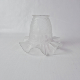 Jaren 50 lampenkap glas in Art Nouveau stijl