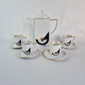 Studio Carlsbad Tsjecho-Slowakije koffieset | Boheme porselein 'Lisette'