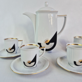Studio Carlsbad Tsjecho-Slowakije koffieset | Boheme porselein 'Lisette'