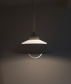 Space Age hanglamp, Knud Christensen, Deens design, UFO lamp
