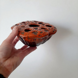 Jaren 70 bloemensteker fat lava