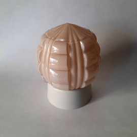 Thabur Art Deco plafondlamp in roze | Pastelroze schroefbol