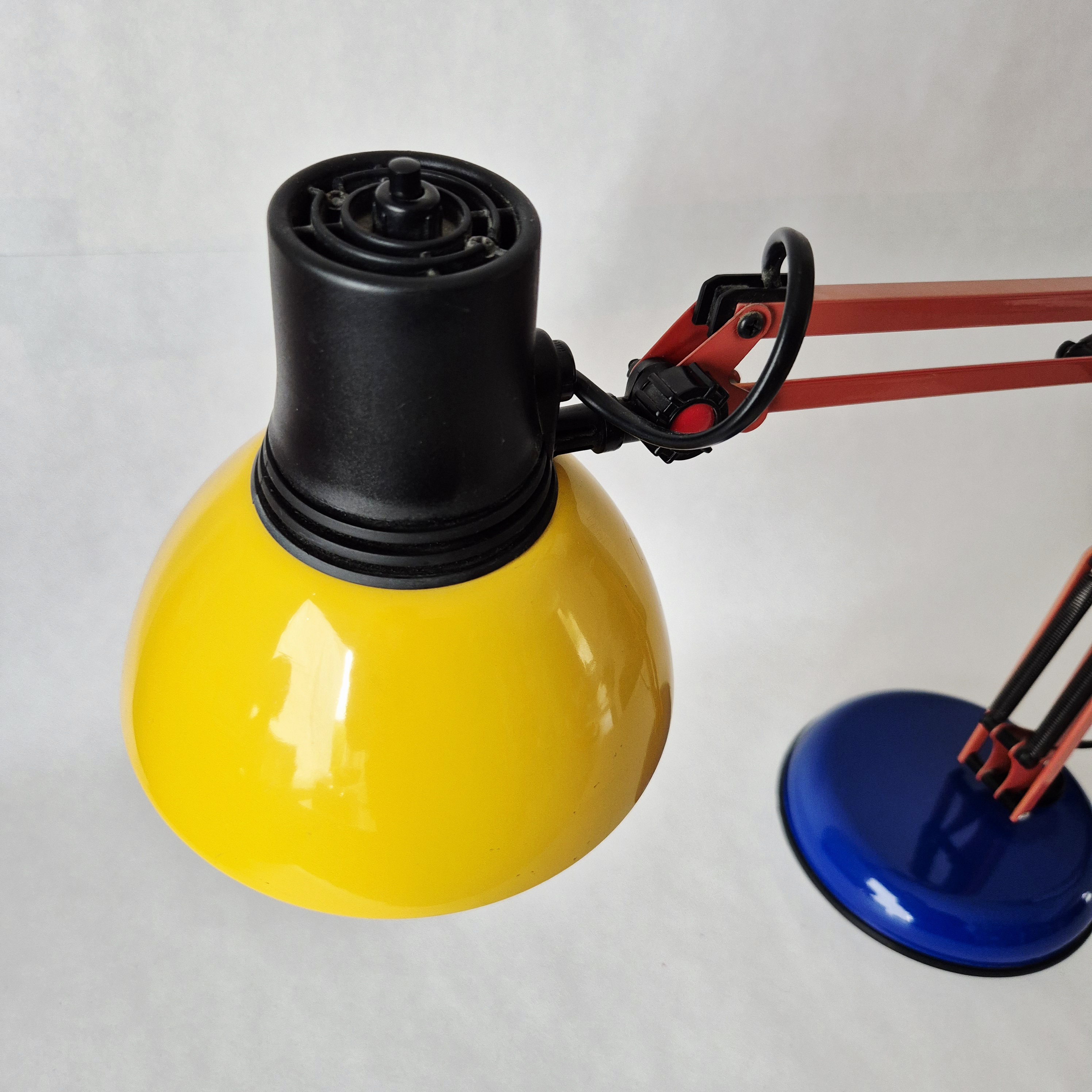 Memphis design bureaulamp | Vintage tafellamp uit de jaren 80