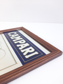 Vintage spiegel Campari | Reclamebord | Campari Italy