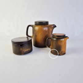 Jaren 60 Heisterholz Keramik koffie servies set
