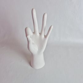 Vintage display voor ringen hand | Ringendisplay