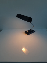 Vintage tafellamp, bureaulamp, leeslamp, jaren 70 lamp, HECA Edam Holland