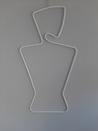 Jaren 80 paspop | Draadfiguur | etalagemateriaal