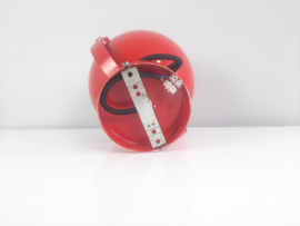 Grote eyeball wandlamp rood
