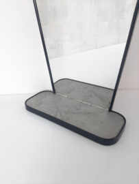 Vintage spiegel met planchet , jaren 60