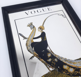 Vintage spiegel Vogue | Art Deco stijl wandspiegel