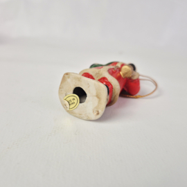 Vintage kersthanger kerstmannen in oorspronkelijke verpakking