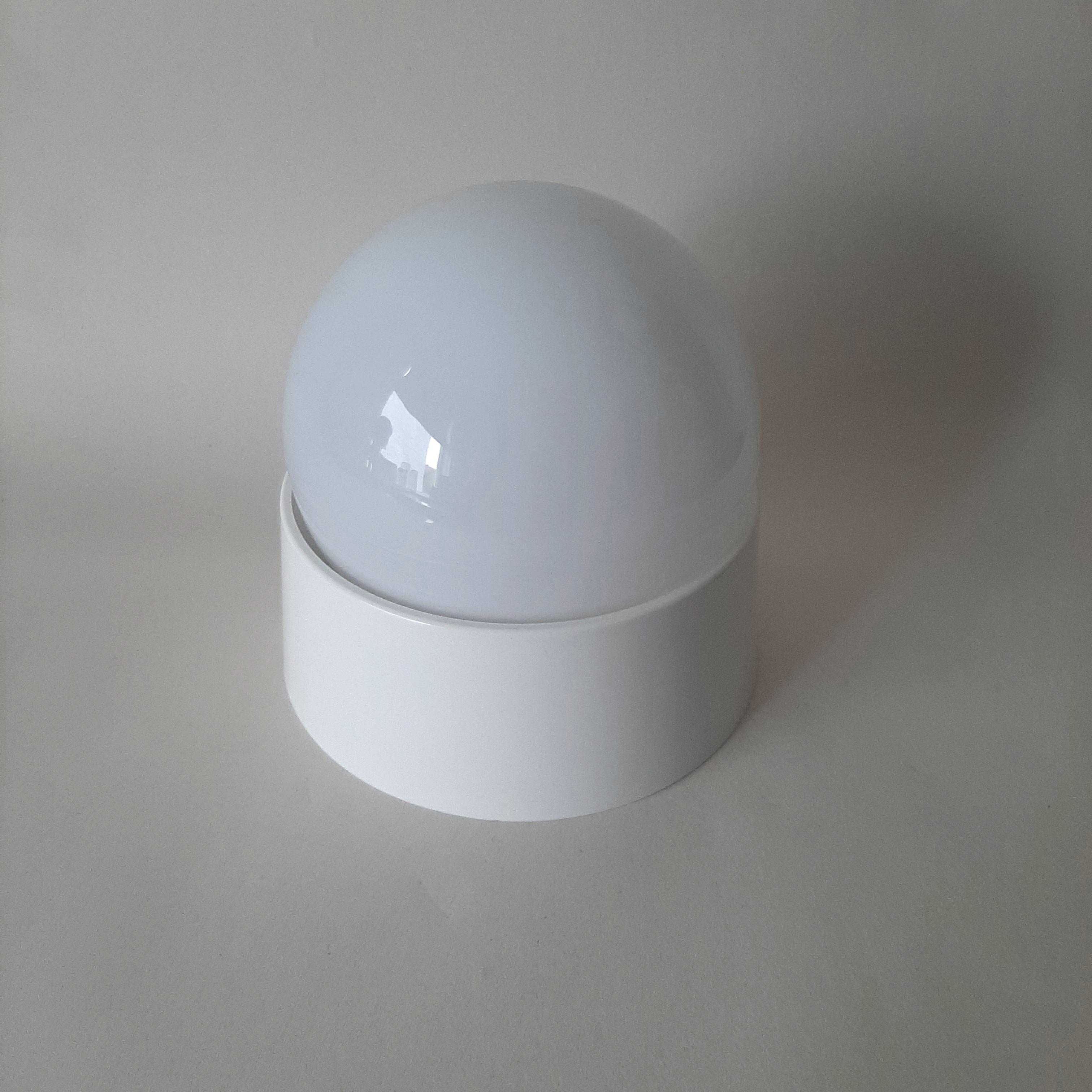 Vintage plafonniere, jaren 60 plafondlamp, Schroefbol bakeliet