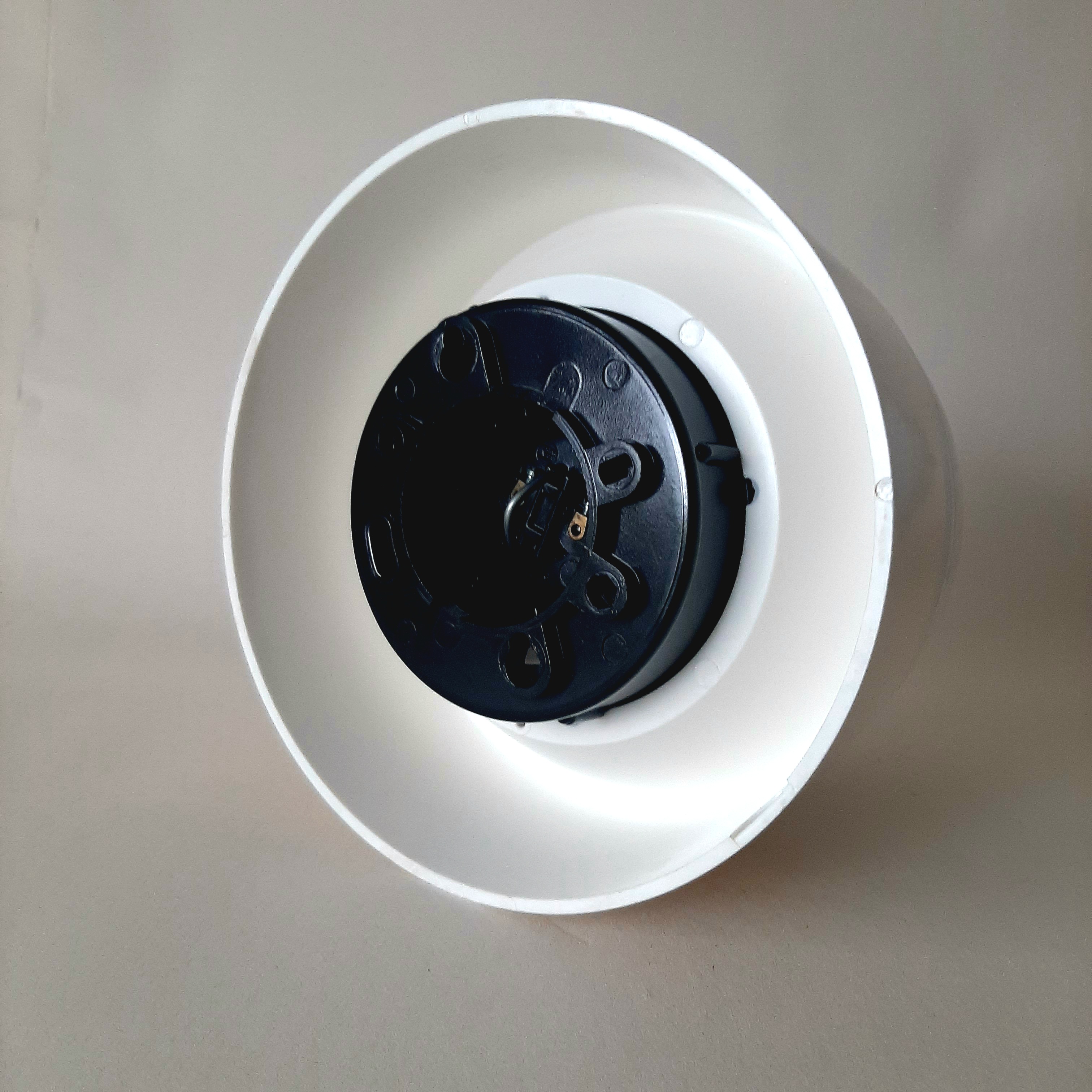 Vintage plafonniere, jaren 60 plafondlamp, Schroefbol bakeliet