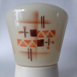 Jaren 50 plafondlamp | Schroefbol plafonniere | Kleurrijke plafondlamp