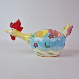 l. Dake en Zn. Eiercabaret in de vorm van een haan