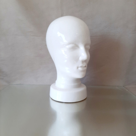 Vintage mannequin hoofd, keramisch 70s mannequin, West Germany 701, w-germany
