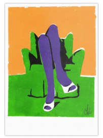 Retro Pop Art Ansichtkaarten Set van 4