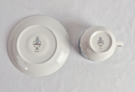 Set van 4 vintage kop en schotels uit de Castillian Collection | Toledo van Pontesa Ironstone