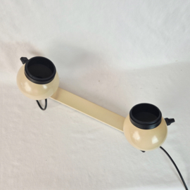 Spotjesbalk beige eyeball | Jaren 70/80 wand,- of plafondverlichting