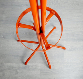 Vintage jaren 70 Brabantia kapstok | Oranje staande kapstok