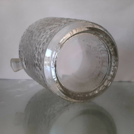 IJsemmer frosted glass | Vintage ijsemmer | Glazen wijnkoeler