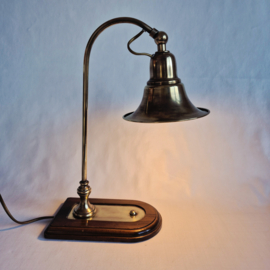 Vintage Messing bureaulamp