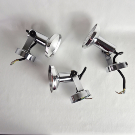 Vintage chromen spotlampen Delight set van 3
