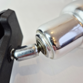 Stijlvolle aluminium klemlamp | Leeslamp in Art Deco stijl