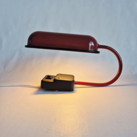 Vintage Rode Wandlamp | Leeslamp