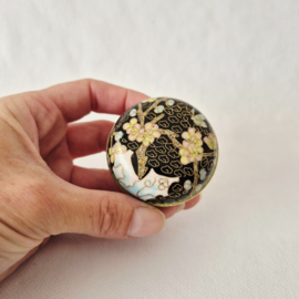 Cloisonné pillendoosje | Cloisonné doosje met Chinees design
