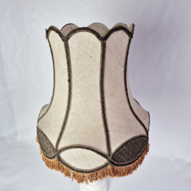 Vintage lampenkap met franjes