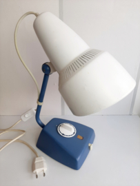 Vintage Philips tafellamp | Bureaulamp blauw