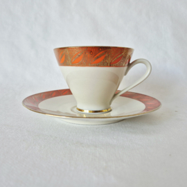 Set van 2 vintage Bavaria Mitterteich kop met schotels