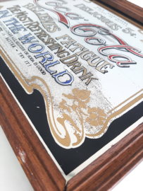 Vintage spiegel Coca Cola | Reclamebord | Art Nouveau stijl