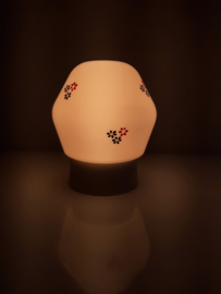 Philips schroefbol | Vintage plafondlamp met bloem decor | MCM
