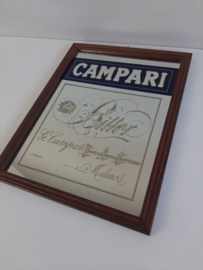 Vintage spiegel Campari | Reclamebord | Campari Italy