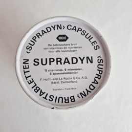 Vintage Supradyn Blik | Art Nouveau blik | Jugendstil blik