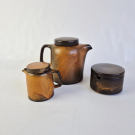 Jaren 60 Heisterholz Keramik koffie servies set