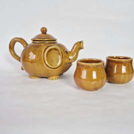 Jaren 70 theeservies Olifant