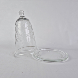 Vintage glazen stolp