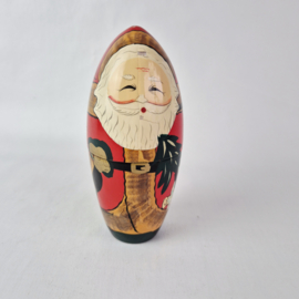 Vintage kerst matroesjka | Matroesjka kerstman