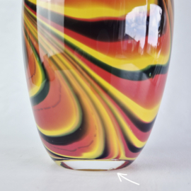 Vintage Murano-Vaas | Swirl-Design